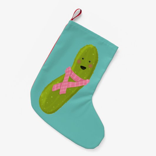 Pickle Stocking Kleine Kerstsok (Voorkant (Hangend))