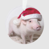 Pickle the Mini Pig-kerstversiering Ornament (voorkant)