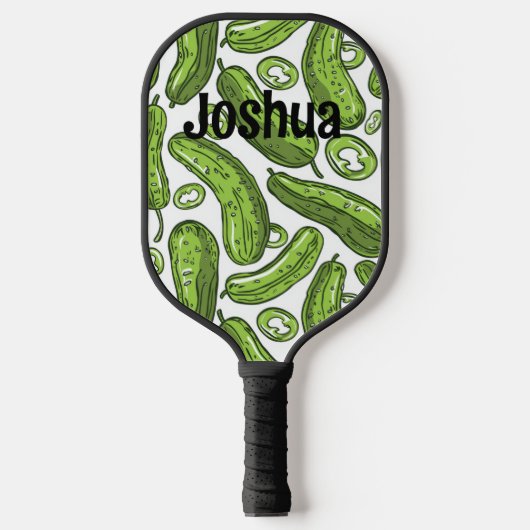 Pickle thema gepersonaliseerde Pickleball Paddle (Voorkant)