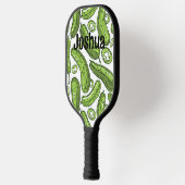 Pickle thema gepersonaliseerde Pickleball Paddle (Links)