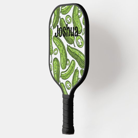 Pickle thema gepersonaliseerde Pickleball Paddle (Links)