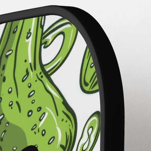 Pickle thema gepersonaliseerde Pickleball Paddle (Links Detail)