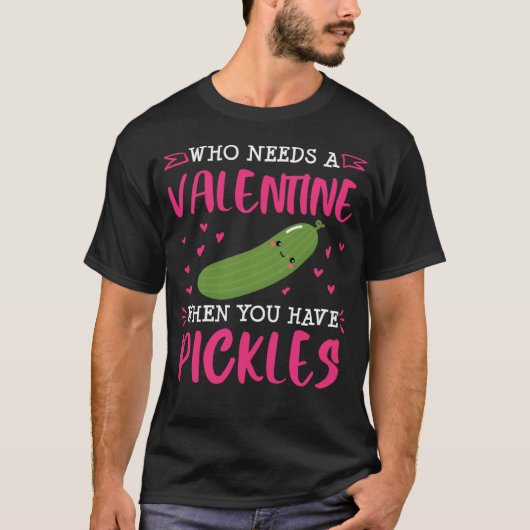 Pickle  Valentines Day Single Dill   Women T-shirt (Voorkant)