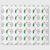 Pickle verliest Baby shower met ijskap Cadeaupapier (Vlak)