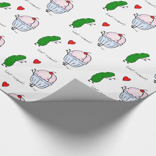 Pickle verliest Baby shower met ijskap Cadeaupapier (Hoek)