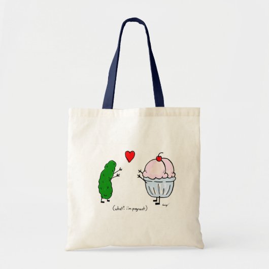 Pickle verliest Ice Cream-Canvas tas (Voorkant)