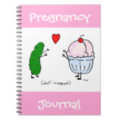 Pickle verliest Ice Cream Pregnancy Journal Notiti Notitieboek (Voorkant)