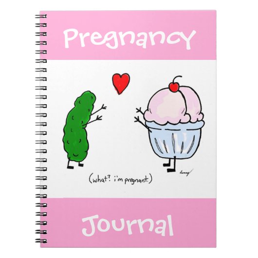Pickle verliest Ice Cream Pregnancy Journal Notiti Notitieboek (Voorkant)