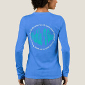 Pickle Vibes lange mouw Tri-Blend Shirt (Achterkant)