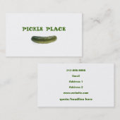 Pickle Visitekaartje (Voorkant / Achterkant)