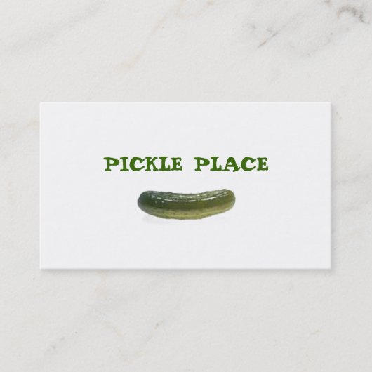 Pickle Visitekaartje (Voorkant)