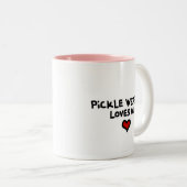 Pickle Weasel verliest me mok. Tweekleurige Koffiemok (Voorkant rechts)