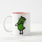 Pickle Weasel verliest me mok. Tweekleurige Koffiemok (Links)