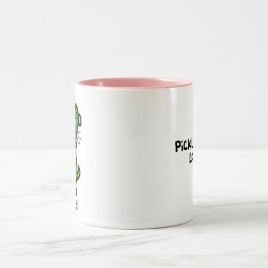 Pickle Weasel verliest me mok. Tweekleurige Koffiemok (Center)