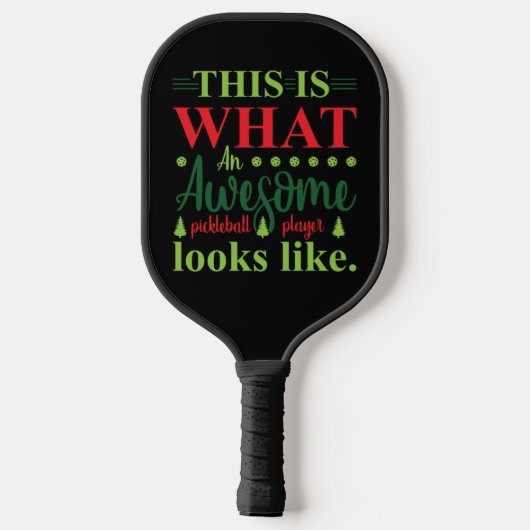 Pickle ziet eruit als leuke sport Accessoires Pickleball Paddle (Achterkant)