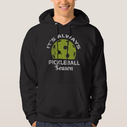 Pickleall Lover Sport Season Graphic Design Hoodie (Voorkant)