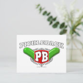 Pickleback Logo Briefkaart (Staand voorkant)