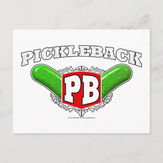 Pickleback Logo Briefkaart (Voorkant)