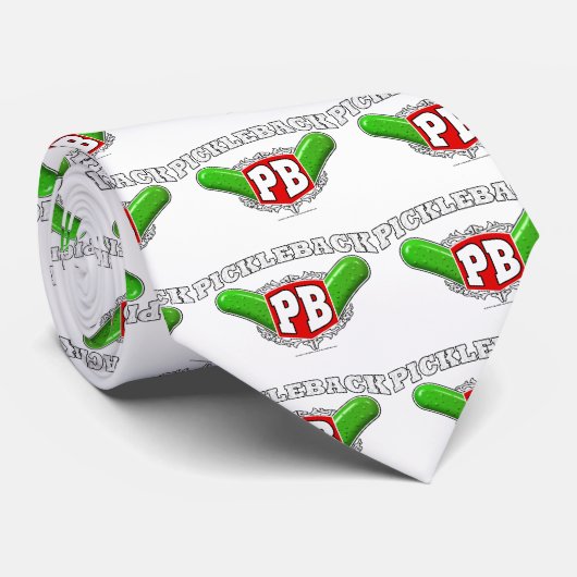Pickleback Logo Stropdas (Opgerold)