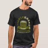Picklebacks voor iedereen De Whiskey Pickle Pullov T-shirt (Voorkant)