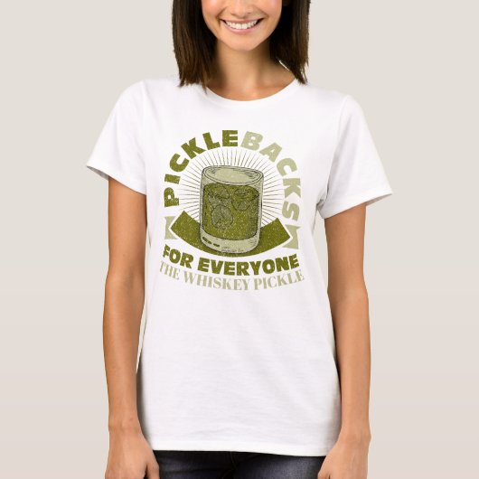 Picklebacks voor iedereen de whiskey t-shirt (Voorkant)