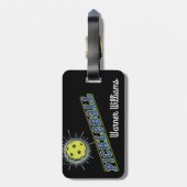 Picklebalbal met Label met sterstaartroep Bagagelabel (Achterkant verticaal)