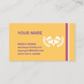  picklebalcoach geel visitekaartje (Achterkant)