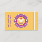  picklebalcoach geel visitekaartje (Voorkant)