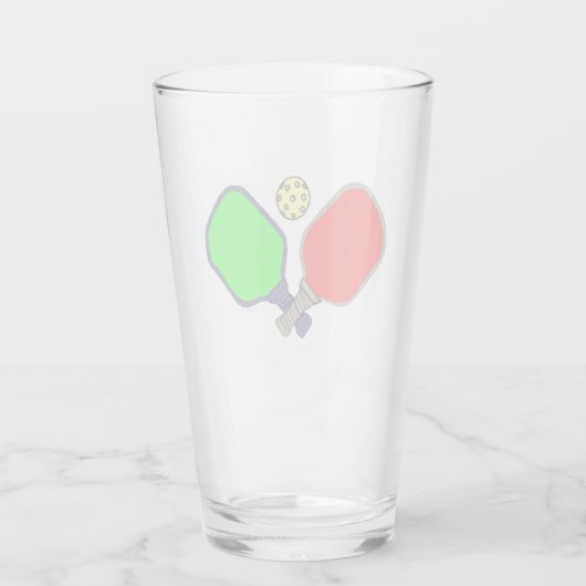 Picklebalglas. Glazen beker (Achterkant)