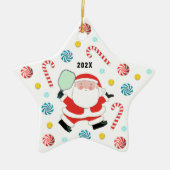Pickleball 2023 Aandenken Keramisch Ornament (Voorkant)