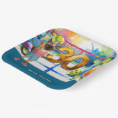 Pickleball 30ste verjaardag papieren bordje (Gebogen)