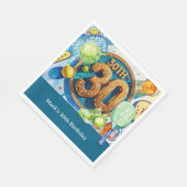 Pickleball 30ste verjaardag servet (Hoek)