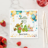 Pickleball 40e verjaardag servet (Insitu)