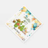 Pickleball 40e verjaardag servet (Hoek)