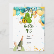 Pickleball 40th Verjaardag Save the Date