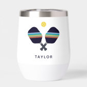 Pickleball Aangepaste Naam Speler Gift (Achterkant)