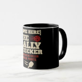 Pickleball Aangepaste Naam The Rally Wrecker Mok (Voorkant rechts)