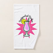 Pickleball aangewezen Dinker Roze Cocktail Handdoek (Handdoek)