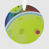 Pickleball Aanpassen aanpasbaar pakbon Ornament (voorkant)