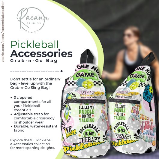 Pickleball Accessoires Grab-n-Go Sling Tas
