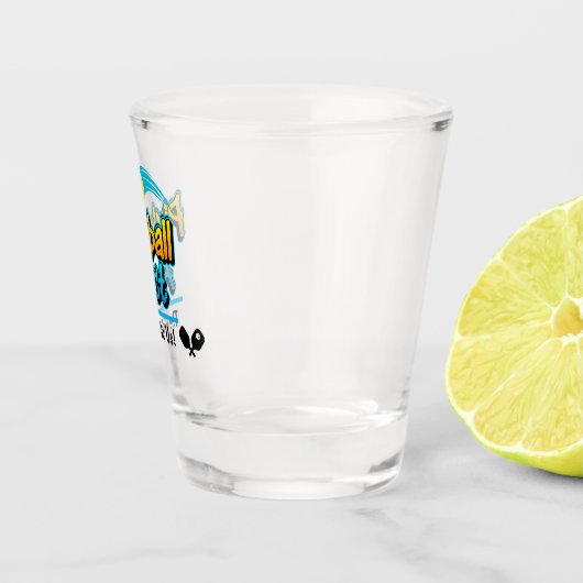 Pickleball Addict: de drankjes op ons! Shot Glas (Rechts)