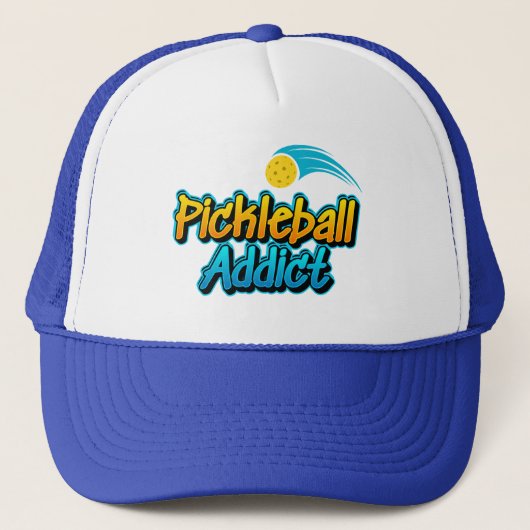 Pickleball Addict Trucker Hat Trucker Pet (Voorkant)