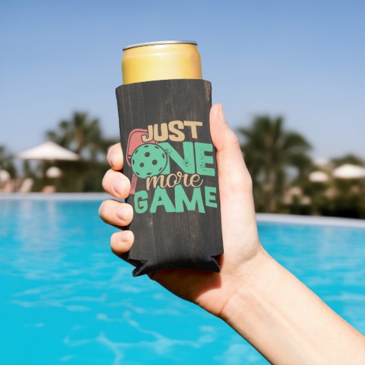 Pickleball Addiction: Nog een spel grinnikt Seltzer Blikjeskoeler (Insitu Zwembad)