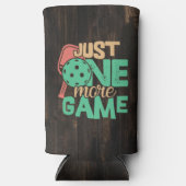 Pickleball Addiction: Nog een spel grinnikt Seltzer Blikjeskoeler (Voorkant)