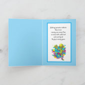 Pickleball Alien Happy Birthday Kaart (Binnen)