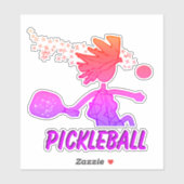 Pickleball als blauw - Eigen vinylsticker Sticker (Vel)