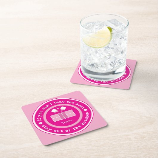 Pickleball: als je de aangepaste tekst voor warmte kartonnen onderzetters (Insitu)