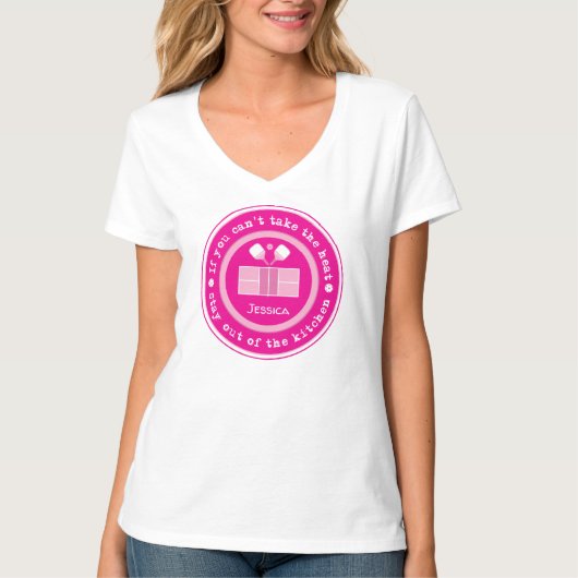 Pickleball: als je de aangepaste tekst voor warmte t-shirt (Voorkant)