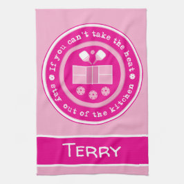 Pickleball: als je de aangepaste tekst voor warmte theedoek