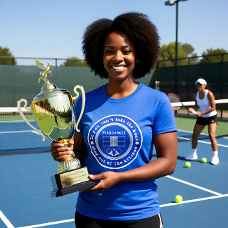 Pickleball: Als je de hitte niet kunt nemen / blau T-shirt